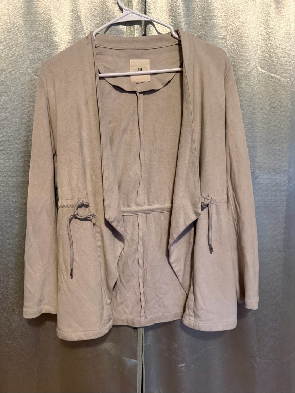 Thread & Supply Open-Front Jacket in Taupe